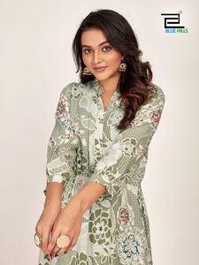 Ensemble Kurti Western Chic pour Femmes, Vêtement Casual en Tissu Rayon d'Inde - Product Image 3