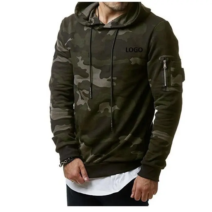 Derniers sweats à capuche de camouflage imprimés par sublimation vêtements de mode élégants sweats à capuche grande taille pour hommes vente en gros prix bon marché