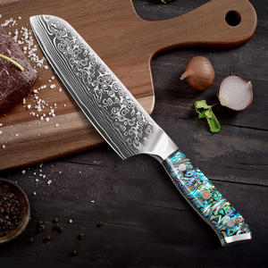 Venta al por mayor personalizado de alta calidad OEM ODM servicio profesional Damasco cuchillo de acero mango de clase alta Chef cuchillos de cocina - Product Image 6