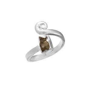 Bague en argent sterling 925 Boho éternité Vermeil réglage de lunette classique bijoux fins personnalisés avec pierre brute pour fête d'anniversaire - Product Image 4