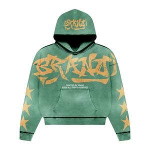 2025 nouveau gros de haute qualité pas cher prix hiver 100% coton polaire sérigraphié à capuche et sweats pour femmes - Product Image 2