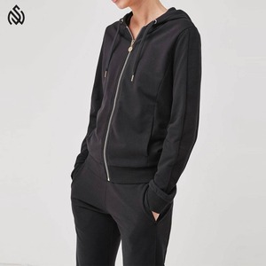 Chándales de mujer personalizados, conjunto de 2 piezas para mujer, chándal liso para mujer, conjunto de Sudadera con capucha - Product Image 3