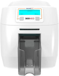 (GN) Expédition rapide, imprimante de cartes double face 300NEO DUO, imprimante de cartes d'identité double face avec USB et Ethernet, ruban YMCKO + 100 cartes - Product Image 3