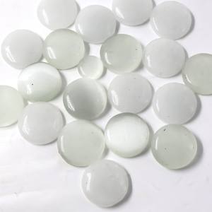 2025, venta al por mayor, piedras de cristal de Monalisa blancas naturales, hechas a mano, pera ovalada, forma de cojín elegante, collar, decoración artesanal, uso doméstico - Product Image 4