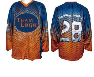 Uniforme de hockey sur glace personnalisé professionnel Offre Spéciale maillots bon marché de service OEM avec broderie de nom d'équipe et techniques d'impression - Product Image 1