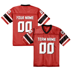 Maillot de football américain personnalisé 2025 à manches courtes respirant pour adulte – Vente en gros OEM pour équipes sportives – Séchage rapide - Product Image 2