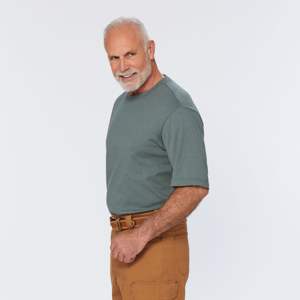 T-shirt athlétique à col rond à séchage rapide pour hommes, tissu doux 100% coton, léger et respirant, plusieurs couleurs avec motif imprimé - Product Image 4