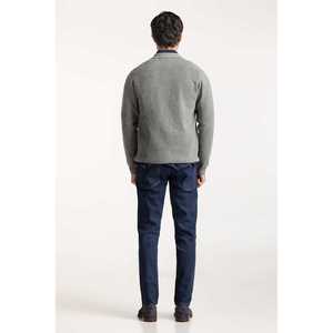 Men's Vintage <b>Cable</b> <b>Knit</b> Mohair <b>Sweater</b> for Polo with Buttons and Logo - Product Image 6