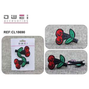 JACQUARD CON CLIP12u/c <b>Hair</b> <b>Clips</b> - Product Image 1