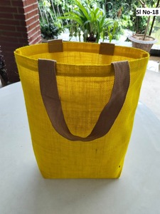 Microfibra de yute promocional utilizada para bolsas ecológicas, bolsas de compras no tejidas reutilizables, venta al por mayor, bolsa de compras Lisa impresa personalizada - Product Image 2