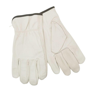 Gants de sécurité pour la conduite de camions et la construction en cuir de chèvre, de vache et de mouton de haute qualité pour hommes, avec logo, protection des mains et des bras - Product Image 4