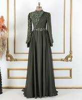 Robe de prière musulmane de luxe élégante en soie de Dubaï, à manches à volants, infroissable, faite main, haute qualité, couleur personnalisable, toutes saisons