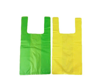 ถุงช้อปปิ้งแบบพับได้ ใช้ซ้ำได้ ทำจาก LDPE/HDPE รีไซเคิลได้ มีหูหิ้วแบบยาวสำหรับใช้ในซูเปอร์มาร์เก็ตและธุรกิจ - Product Image 1