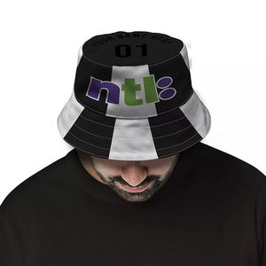 หมวกทรงบัคเก็ตสำหรับผู้ชายหมวกคอตตอนเคลือบแวกซ์ออกแบบโลโก้ของคุณเองหมวกทรงจีบสำหรับใส่กลางแจ้งหมวกชาวประมงผ้าฝ้ายสีดำขายส่ง - Product Image 6