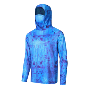 Vêtements personnalisés légers et respirants en polyester perlé pour hommes Chemise de sport de plein air imperméable pour le camping et la pêche Vente en gros - Product Image 3