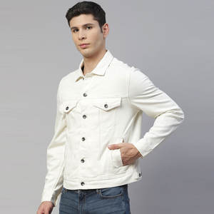 Dernière veste en jean en coton de haute qualité à prix bon marché pour hommes veste en jean solide et décontractée pour hommes veste en jean de la saison de printemps - Product Image 2
