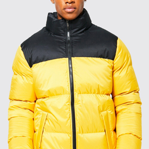 Dernière mode pour hommes Veste longue à capuche bouffante haute qualité personnalisée hiver chaud mince respirant High Street - Product Image 5