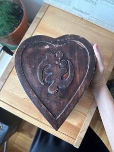 Caja de Joyería de Madera Pulida Hecha a Mano de Primera Calidad, Madera Natural Sólida para Anillos y Pendientes, Regalo de San Valentín - Product Image 5