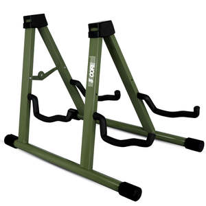 Support de guitare double à 5 cœurs en forme de A avec bras en mousse pour guitares acoustiques, électriques, basses, ukulélés et banjos - Product Image 1