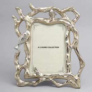 Cadre photo en aluminium plaqué or de designer en relief, le plus vendu, pour table, avec différentes couleurs et styles - Product Image 1