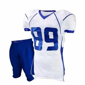 ชุดกีฬาผ้าโพลีเอสเตอร์น้ำหนักเบาพิมพ์โลโก้ได้ตามต้องการชุดกีฬาอเมริกันฟุตบอลไซส์ XL แขนสั้น - Product Image 1