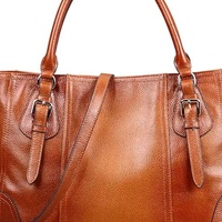 Cuir de vachette dissimulé sac à main bandoulière sac à main style cartable-sacs à main mode dames sacs à bandoulière brodés