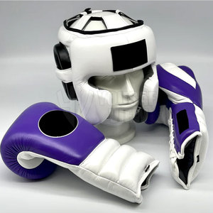 Juegos de boxeo ganadores de alta calidad más vendidos Juego de boxeo ganador de protección completa de cuero personalizado - Product Image 3