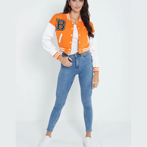 2025 nouvelles personnalisé unisexe loisirs couleur unie Baseball veste bouton en gros plaine Baseball vestes université veste pour homme - Product Image 5