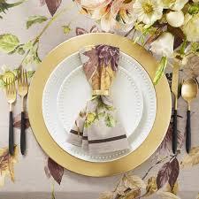 Décoration de table de restaurant de banquet de mariage plaque de charge en or - Product Image 2
