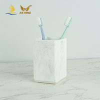 Ensemble d'accessoires de salle de bain en résine écologique personnalisable - Décoration d'intérieur de haute qualité