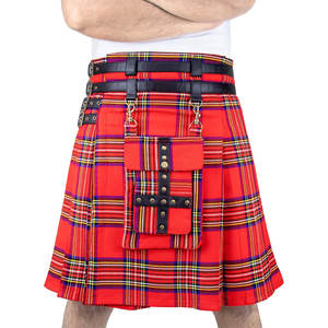 Kilts hybrides ajustables Royal Stewart Tartan 2026 pour hommes avec poche avant amovible - Product Image 3