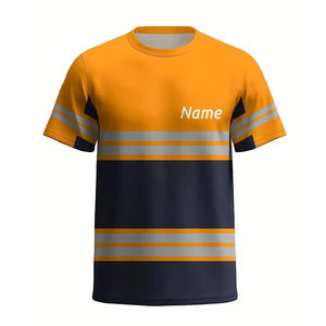 Vêtements de travail OEM, t-shirt de travail, vêtements de chantier, vêtements de travail haute visibilité, t-shirt de travail réfléchissant - Product Image 4