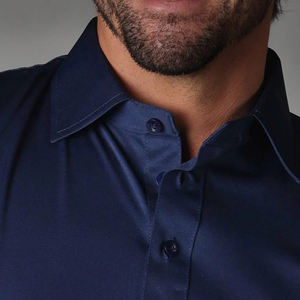 Polos décontractés de couleur unie avec taux de vente entier imprimé brodé sur mesure Polos unisexes pour adolescents et adultes - Product Image 4