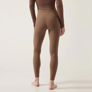 Mallas de gimnasio de Spandex de cintura media de alta calidad para mujer, pantalones de Yoga con patrón de malla transpirable para Fitness, ropa informal - Product Image 3