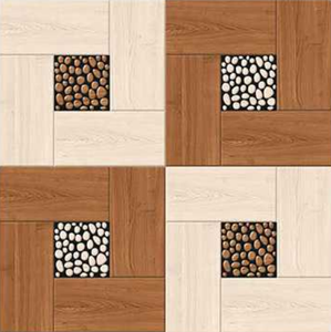 400x400mm Marrón-Beige Diseño cuadrado Piso Modelo 50140 Azulejos de estacionamiento al aire libre Fuerza suprema-12mm por NOVAC CERAMIC - Product Image 1