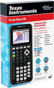Nouveauté : Calculatrice graphique Texas Instruments TI-84 Plus CE avec écran couleur, applications intégrées, logiciels et accessoires inclus - Product Image 2