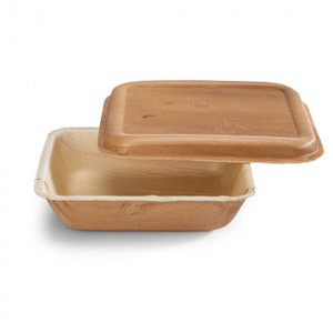 Contenedores de hoja de palma de areca natural Biodegradable Compostable Reciclable Ecológico Tapa desechable Cajas de comida Platos para - Product Image 6
