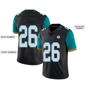 Ropa Deportiva, Camiseta de Fútbol Americano, Diseño de Color Personalizado, Manga Corta de Verano, Secado Rápido, 100% Poliéster, en Venta - Product Image 3