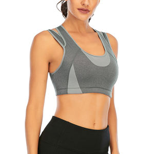 Sujetador Deportivo Ligero ecológico para mujer, sujetador de entrenamiento con tirantes de Yoga transpirable para correr, ropa de abrigo deportiva al aire libre - Product Image 2