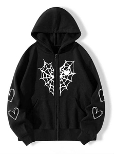 Sweat à capuche pour homme, automne-hiver, tissu épais en molleton, 100% coton, respirant, fermeture éclair avec logo et design personnalisés - Product Image 3