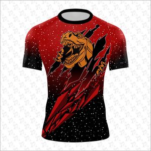Rash Guard BJJ secado rápido Jiu Jitsu Rash Guard color personalizado transpirable manga corta MMA Rash Guard para hombre OEM personalizado - Product Image 1