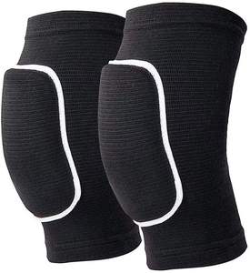 QHP — paire de genouillères antidérapantes, genouillères souples, tissu respirant de Compression, pour la danse, la lutte, le Volleyball, le basket-ball - Product Image 4