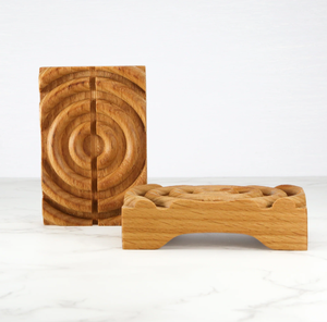 Porte-savon en bois avec drainage automatique, accessoires de salle de bain, porte-savon en bois écologique - Product Image 2