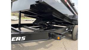 Offre spéciale sur les remorques de frein à disque hydraulique Pj 16 'basculant la remorque à benne basculante à vendre remorques cargo et utilitaires - Product Image 5