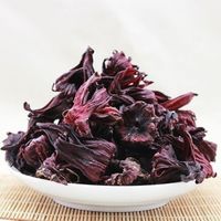 Fleurs d'hibiscus séchées biologiques naturelles coupées et tamisées en vrac emballées dans des sacs ou des boîtes pour la fabrication de thé Hibiscus séché