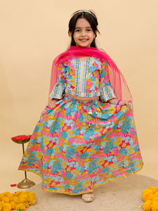 Nueva colección Festival Kids Ready-to-Wear Lehenga Choli Set Indian a precio mayorista - Product Image 5