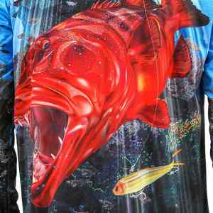 Camisa de Pesca de Verano Ligera de Poliéster 100% Sublimada Personalizada 2026, Mangas Largas, Protección Solar UPF 50, Secado Rápido y Transpirable - Product Image 4