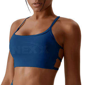 Sujetador deportivo de poliéster LICRA para mujer Sujetador deportivo sin costuras de calidad superior para gimnasio Yoga Entrenamiento y ropa activa - Product Image 1