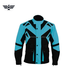 Blouson de moto imprimé pour homme, imperméable, séchage rapide, protection pour motard, équipement de tourisme et de course avec design réfléchissant - Product Image 1