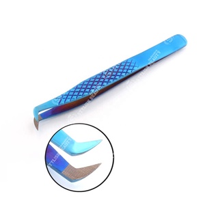Customizable Japanese Stainless Steel Volume Tweezer Handmade Sharp Fiber Easy Lash <b>Pick</b>-<b>Up</b> Pointed High Beauty Personalized - Product Image 2